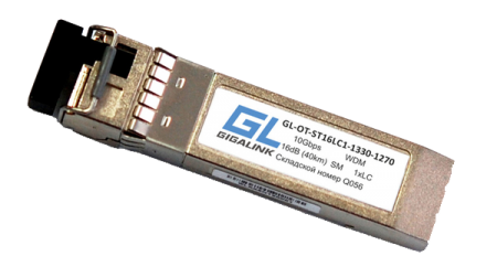 Модуль SFP+ GIGALINK GL-OT-ST16LC1-1270-1330-0