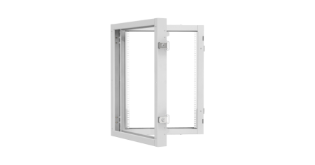 Пристенная поворотная секция TLK 19", 15U, 600х770х156, к настенным шкафам TWC-R Сlassic, RAL7035-1