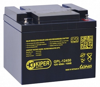 Аккумуляторная батарея Kiper GPL-12450 12V45Ah