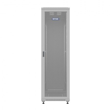 19" напольный шкаф "ПРЕМИУМ" 42U 600х1000мм, передняя дверь перф.,задняя дверь перф. двойная,RAL7035-2