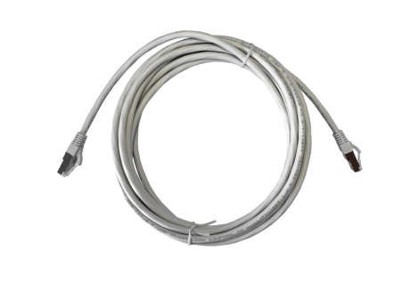 Патч-корд FTP4 cat.6, 5.0м, литой коннектор, серый, LSZH, NETKO Expert CKC-0