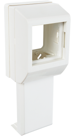 Суппорт с рамкой на 1 пост (45х45) вдоль профиля универсальный SPL 020007S -1