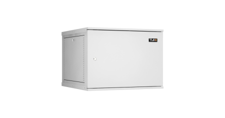 Настенный разборный шкаф Lite 19",9U,металл.дверь,600х436х600мм,2 пары монтажных направл,RAL 7035-0