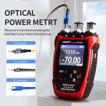Тестер оптоволокна Noyafa NF-919 (OPM, OLS, VLS)-3