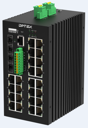 Коммутатор промышленный DPTEK DK3210MI-24T4X-0