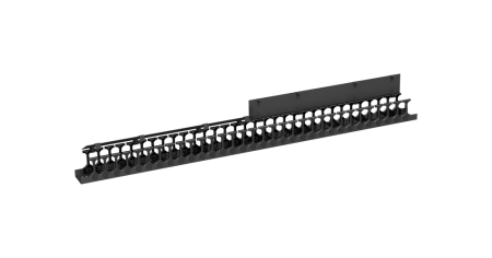 Органайзер кабельный верт,TLK,33U,для шк.TFI,TFA,97х110,металл,с пластик.пальцами,с крепежом,RAL9005-1