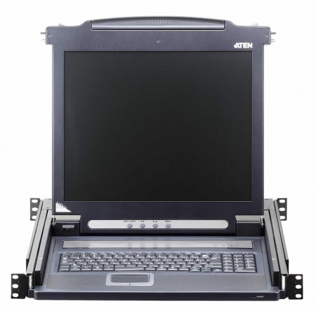 ATEN CL1000M-ATA-RG – KVM Консоль, 17" ЖК-монитор, интерфейсы PS/2, VGA, 1280 x 1024, без KVM-перекл-3
