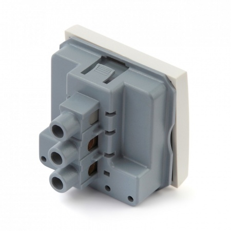 Выключатель, 2М, 45x45 мм, белый-1