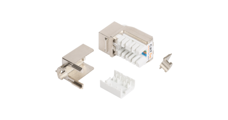 Модуль-вставка NIKOMAX, Кат.5е, полный экран, металлик, FT-TOOL-1