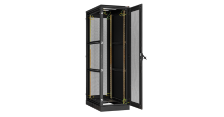 Напольный шкаф Classic 19",42U,перфорированные двери,цельнометаллические стенки,800х2060х800,RAL9005-2