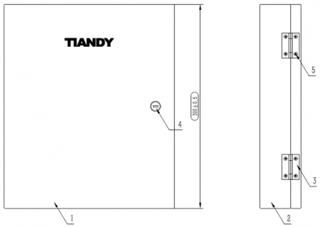 Контроллер СКУД Tiandy TC-P311MK Spec:O -3