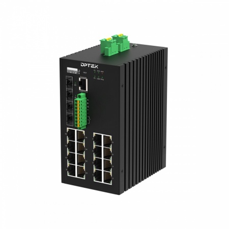 Коммутатор промышленный DPTEK DK3510MI-16TP4X-4BT-2