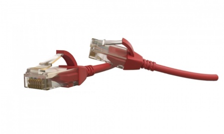 Патч-корд U/UTP, категория 6 (100% Fluke Component Tested), 28AWG, LSZH, 2 м, красный-0
