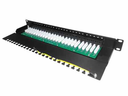 Патч-панель телефонная UTP, 19", 50 портов RJ45, cat.3, 1U, Krone Type, "SB"-1