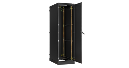 Напольный шкаф Classic 19",33U,металлические двери и боковые стенки, 800х1660х1000, RAL9005-2