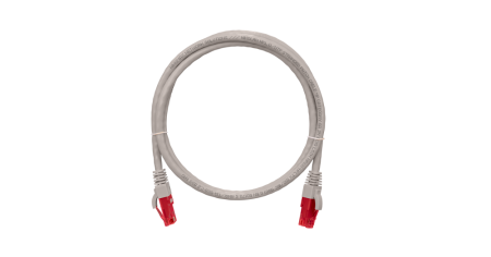 Коммутационный шнур NIKOMAX U/UTP 4 пары, Кат.6a, LSZH нг(А)-HFLTx, серый, 0,15м-0