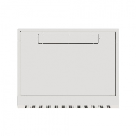 19" настенный шкаф "ПРЕМИУМ" 6U 600х600мм, передняя дверь металл, задняя дверь металл, RAL 7035-1