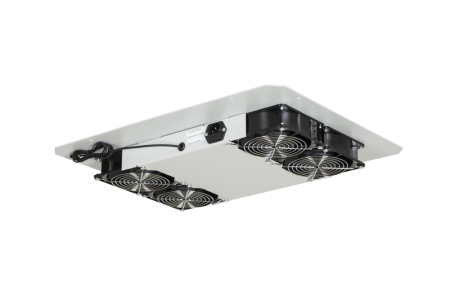 Вентиляторный блок TLK для напольных шк. TFR,TFL,TFA,4 вент,пластик с фильтром,без шнура пит.RAL7035-1