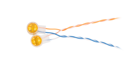 Соединитель проводников NETLAN типа "скотчлок", для 2-х жил 0,4-0,9 мм.-0