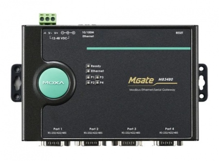 Конвертер интерфейсов MOXA MGate MB3480-0
