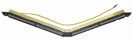 Модульная патч-панель 19",24 порта,угловая,1U,для UTP/FTP Keystone,со съемн.панелями,с задн.каб.орг.-5