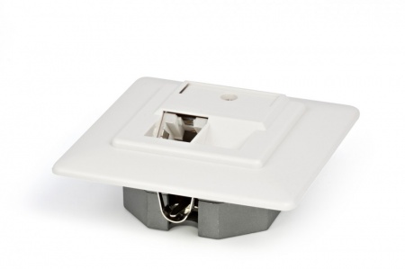 Розетка RJ-45, одинарная, категория 5e, внутренняя-0