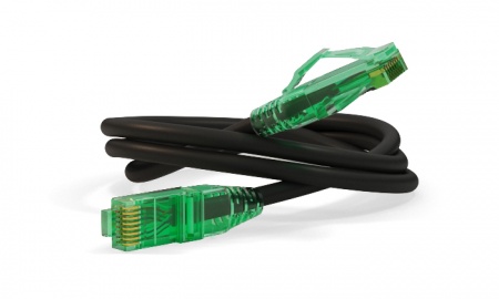 Патч-корд U/UTP, Cat.6a (100% Fluke Component Tested), 10G, LSZH, 1 м, черный-0