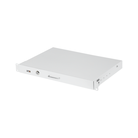 Полка под клавиатуру выдвижная TLK, 19", 1U, Ш432хГ300мм, RAL 7035-1