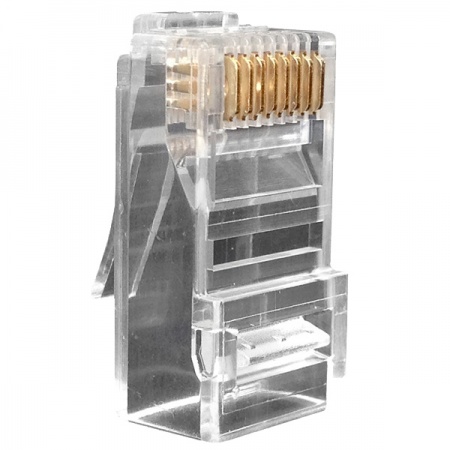 Коннектор RJ-45, Кат.6, для одножильного и многожильного кабеля-1