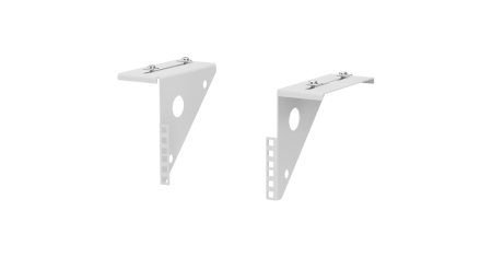 Кронштейн крепления к проволочным лоткам, Высота 2U, RAL 7035-1