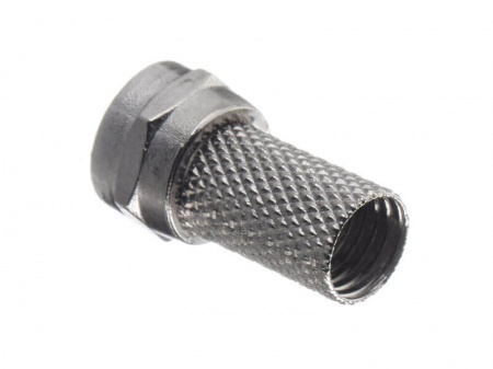 Штекер F (гайка) на RG-6/SAT-703 (цинк) (F113-55), NETKO Optima-1