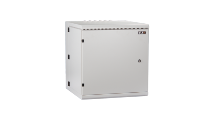 Настенный двухсекционный шкаф TLK 19", 18U, металл.дверь, промышленный, 600х904х600, IP55, RAL 7035-0