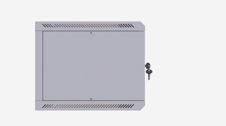 Шкаф телекоммуникационный настенный разборный МиК 19" Lite 9U 600*600  дверь стекло-3