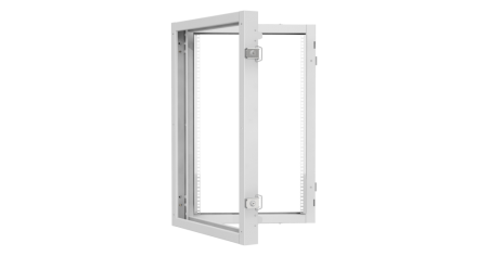 Пристенная поворотная секция TLK 19", 18U, 600х904х156, к настенным шкафам TWC-R Сlassic, RAL7035-1