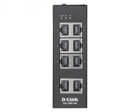 Промышленный коммутатор D-Link DIS-100E-8W-0