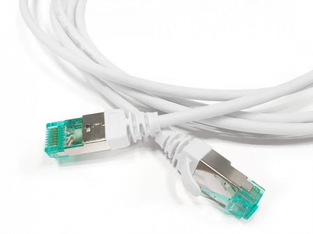 Патч-корд S/FTP, экранированный, Cat.6a (100% Fluke Component Tested), 30AWG, LSZH, 2 м, белый-0