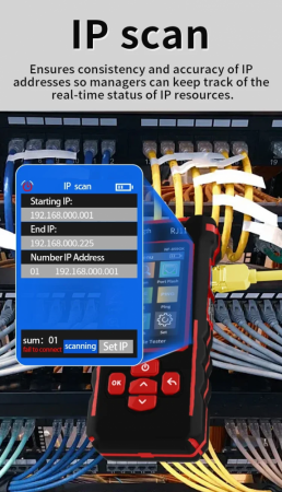 Многофункциональный кабельный тестер Noyafa NF-859GK-12