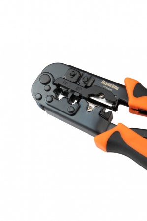 Инструмент обжимной (кримпер) для RJ-45, RJ-12, RJ-11, с храп.механизмом и комплектом сменных лезвий-2
