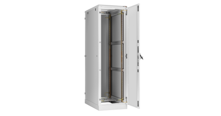 Напольный шкаф Classic 19",33U,металлические двери и боковые стенки, 800х1660х1000, RAL7035-2