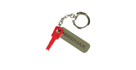 Коммутационный шнур NIKOMAX с замком U/UTP 4 пары, Кат.5е, LSZH нг(А)-HFLTx, красный, 2м-3