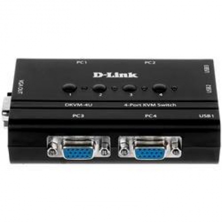 Переключатель KVM D-Link DKVM-4U/C2A-0
