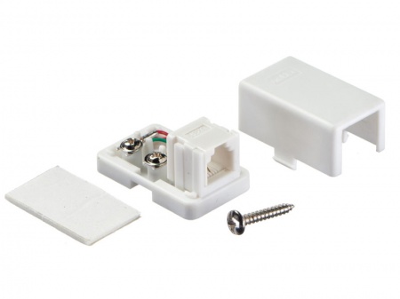 Розетка внешняя RJ-12 (6P2C), 1 порт, мини-1