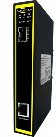 Промышленный медиаконвертер Symanitron MCG-11SFP-0