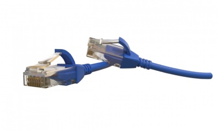 Патч-корд U/UTP, категория 6 (100% Fluke Component Tested), 28AWG, LSZH, 3 м, синий-0