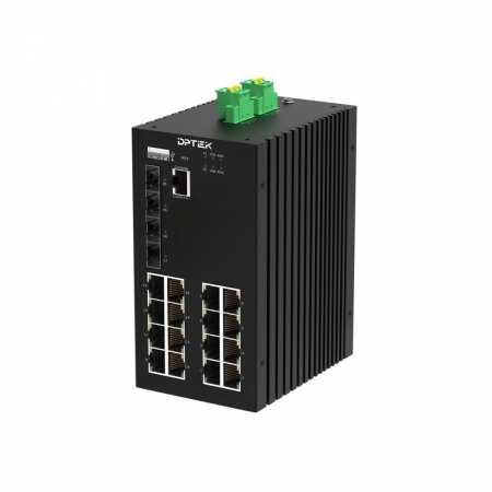 Коммутатор промышленный DPTEK DK3210MI-16TP4S-4BT-0