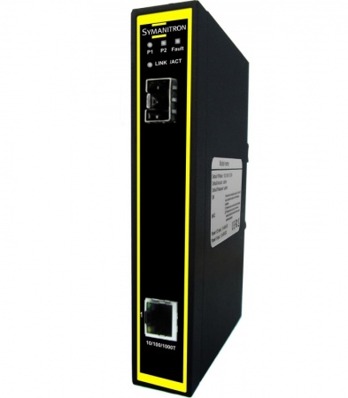 Промышленный медиаконвертер Symanitron MCG-11SFPA-0