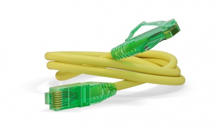 Патч-корд U/UTP, Cat.6a (100% Fluke Component Tested) 10G, LSZH, 0.5 м, желтый-0