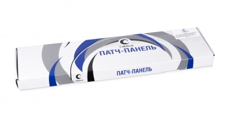 Патч-панель экранированная Cat. 6 19", 0,5U, 24 портов RJ-45-3