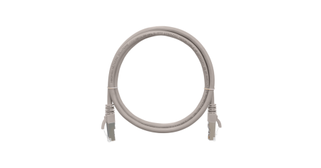 Коммутационный шнур NIKOMAX F/UTP 4 пары, Кат.5е, PVC нг(А), серый, 1,5м-0