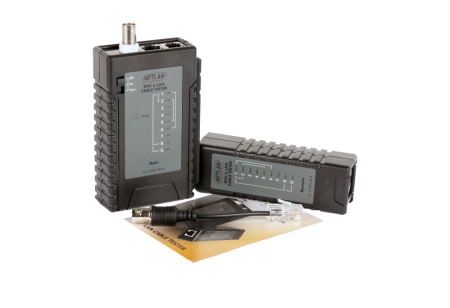 Кабельный тестер NETLAN, UTP/STP, RJ45, RJ12, RJ11, BNC-1